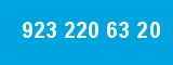 923 220 63 20